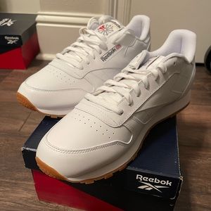 Reebok Classic leather sneakers in white